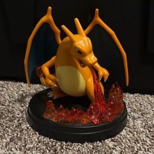 Charizard Figurine with Flames